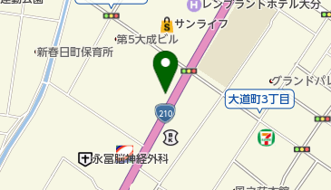 ソフトバンク大道の地図画像