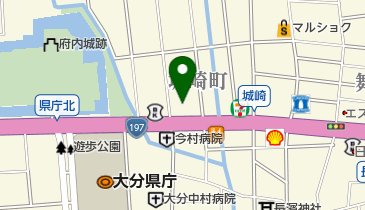 ソフトバンク大分県庁前の地図画像