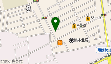 ソフトバンク光の森北郵便局前の地図画像