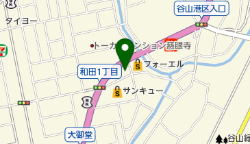 ソフトバンク谷山の地図画像