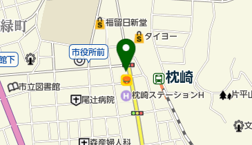 ソフトバンク枕崎の地図画像