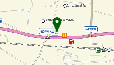 ソフトバンク阿蘇一の宮の地図画像