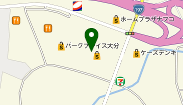 ソフトバンクパークプレイス大分の地図画像