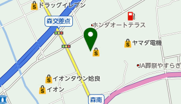ソフトバンクイオンタウン姶良の地図画像