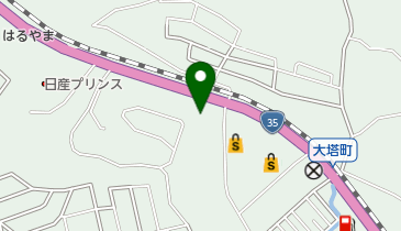 ソフトバンク大塔の地図画像