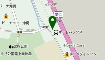 ソフトバンク北谷の地図画像