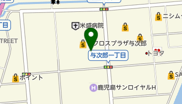ソフトバンクアクロスプラザ与次郎の地図画像