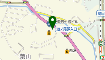 ソフトバンク長崎葉山の地図画像