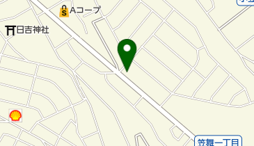 ソフトバンク笠舞の地図画像