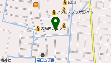ソフトバンクアクロスプラザ野々市の地図画像