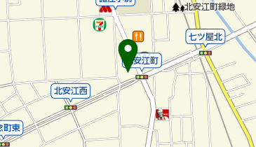 ソフトバンク北安江の地図画像