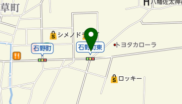 ソフトバンクイオンタウン羽咋の地図画像