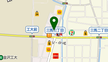 ソフトバンク金沢工大前の地図画像