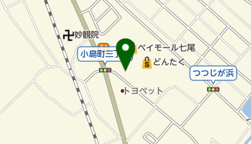 ソフトバンクベイモール七尾の地図画像
