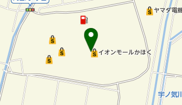 ソフトバンクイオンモールかほくの地図画像