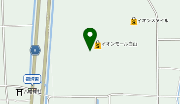ソフトバンクイオンモール白山の地図画像