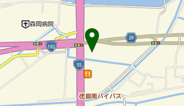 ソフトバンク新浜の地図画像