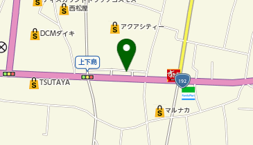 ソフトバンク吉野川の地図画像