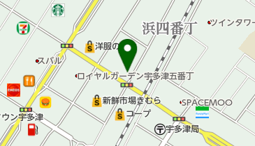 ソフトバンク宇多津の地図画像