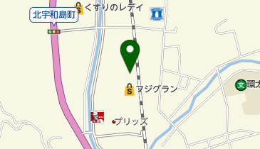 ソフトバンクフジグラン北宇和島の地図画像