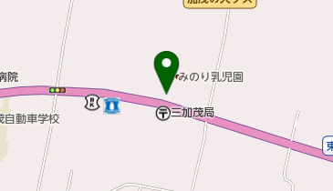 ソフトバンク三加茂の地図画像