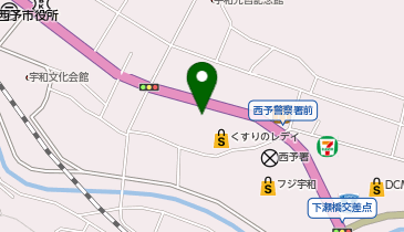 ソフトバンク西予の地図画像