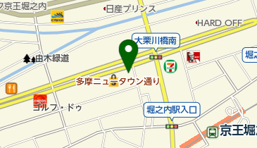 ソフトバンク多摩ニュータウンの地図画像