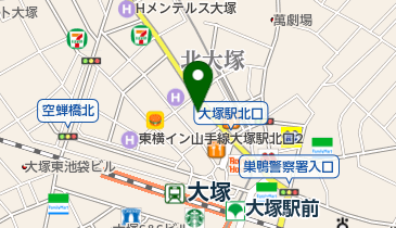 ソフトバンク大塚駅前の地図画像