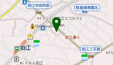 ソフトバンク狛江の地図画像