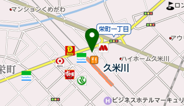 ソフトバンク久米川駅前の地図画像