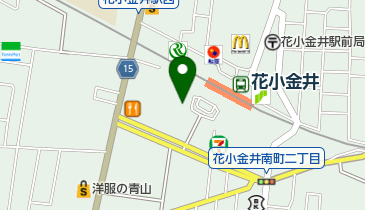 ソフトバンク花小金井の地図画像