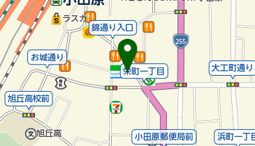 ソフトバンク小田原駅前の地図画像