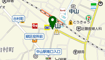 ソフトバンク中山の地図画像