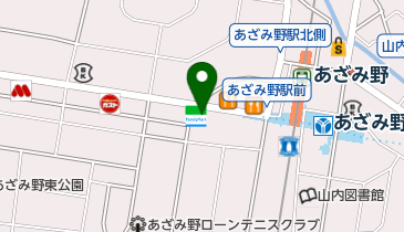 ソフトバンクあざみ野の地図画像