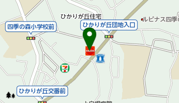 ソフトバンク四季の森の地図画像
