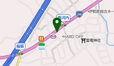 ソフトバンク伊勢原R246の地図画像