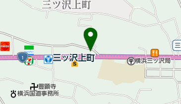 ソフトバンク三ッ沢の地図画像