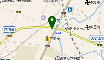 ソフトバンク鎌倉の地図画像