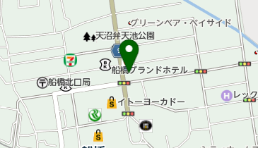 ソフトバンク船橋北口の地図画像
