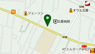 ソフトバンク五香の地図画像