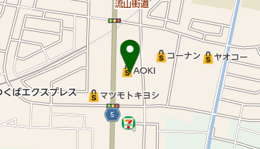 ソフトバンク南流山の地図画像