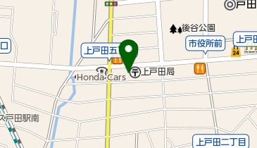 ソフトバンク戸田の地図画像