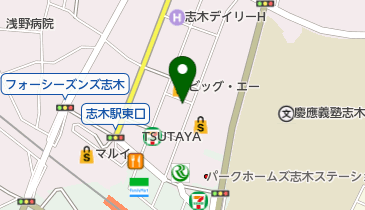 ソフトバンク志木の地図画像
