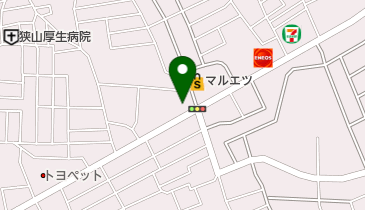 ソフトバンク狭山の地図画像