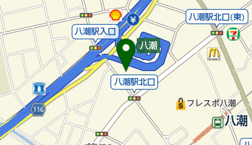 ソフトバンク八潮の地図画像