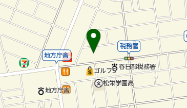 ソフトバンク春日部ユリノキ通りの地図画像