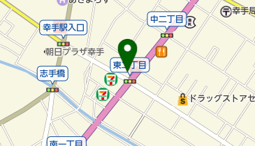ソフトバンク幸手の地図画像