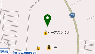 ソフトバンクイーアスつくばの地図画像