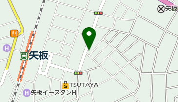 ソフトバンク矢板の地図画像