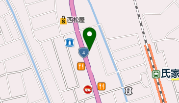 ソフトバンク氏家の地図画像